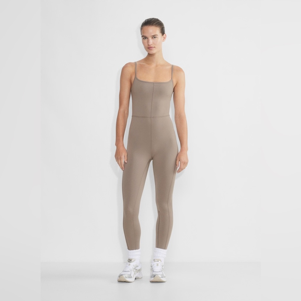 Aritzia Taupe Jumpsuit